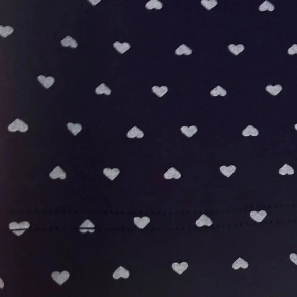 NWOT- Women’s Coldwater Creek Anywear Heart Print Ponte Ankle Pants. Size 14. - Picture 5 of 8